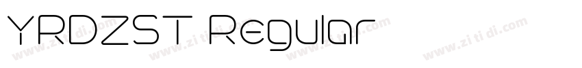 YRDZST Regular字体转换 YRDZST Regular字体转换